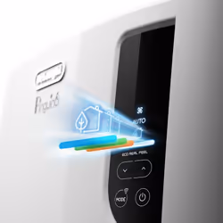De’Longhi PACEL110ERFWIFI Climatiseur portatif 64 dB 1115 W Blanc
