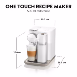 De'Longhi Lattissima One EN640.W Machine à Capsules Nespresso Blanc 1 L - Vue supplémentaire 5
