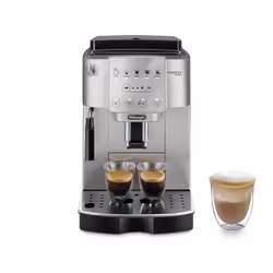 De’Longhi Magnifica Start, Machine à expresso, 1,8 L, Café en grains, Broyeur intégré, 1450 W, Noir, Argent
