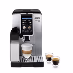 De’Longhi ECAM380.85.SB, Machine à café 2-en-1, 1,8 L, Café en grains, Café moulu, Broyeur intégré, 1450 W, Noir, Argent