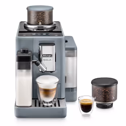 De’Longhi Rivelia EXAM440.55.g, Machine à expresso, 1,4 L, Café en grains, Café moulu, Broyeur intégré, 1450 W, Gris