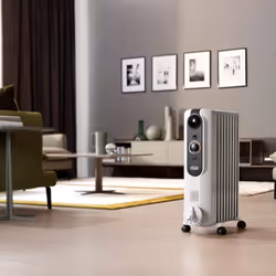 De’Longhi TRRSE0920 Intérieure Gris 2000 W Chauffage électrique à bain d’huile - Vue supplémentaire 4