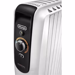De’Longhi TRD 50820 Dragon 5 Intérieure Noir, Blanc 2000 W Chauffage électrique à bain d’huile - Vue supplémentaire 2