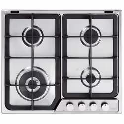 De’Longhi IF 46 PRO N, Acier inoxydable, Intégré, Gaz, Acier inoxydable, 4 zone(s), 4 zone(s)