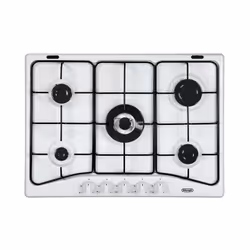 De’Longhi YBF 57 ASV, Blanc, Intégré, Gaz, Émaillé, 5 zone(s), 5 zone(s)