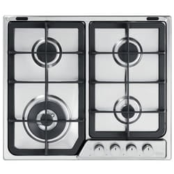 De’Longhi TAF 46 PRO plaque Acier inoxydable Intégré 58 cm Gaz 4 zone(s)