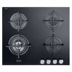 De’Longhi SLF 460 LN2, Noir, Intégré, Gaz, Verre trempé, 4 zone(s), 4 zone(s)