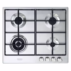 De’Longhi SLF 460 LX, Acier inoxydable, Intégré, Gaz, Acier inoxydable, 4 zone(s), 4 zone(s)