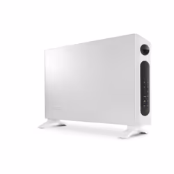 De’Longhi HSX4320E, Chauffage électrique à convecteur, 24 h, Intérieure, Sol, Noir, Blanc, LED