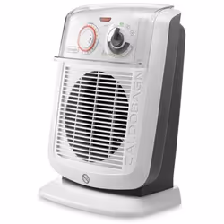 De’Longhi HBC 3052T, Chauffage de ventilateur électrique, 24 h, IP21, Mur, Table, Blanc, Rotatif