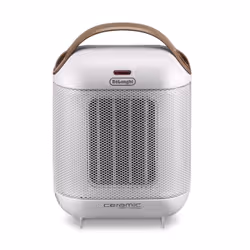 De’Longhi Capsule HFX30C18.IW, Chauffage de ventilateur électrique, Vitrocéramique, CE, Intérieure, Bureau, Sol, Table, Marro ...