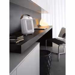 De’Longhi Capsule HFX30C18.IW Intérieure Marron, Blanc 1800W