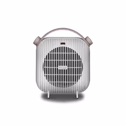 De’Longhi HFS30B24.W, Chauffage de ventilateur électrique, IP21, Intérieure et extérieure, Bureau, Sol, Blanc, 2400 W