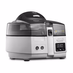 De’Longhi FH1173, Friteuse sans huile, 1,5 L, Double, Noir, Gris, Transparent, Boutons, Autonome