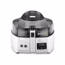 De’Longhi FH1173 friteuse Double Autonome 1400 W Friteuse sans huile Noir, Gris, Transparent
