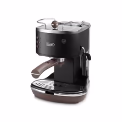De’Longhi Icona Vintage, Machine à expresso, 1,4 L, Dosette de café, Café moulu, 1100 W, Noir