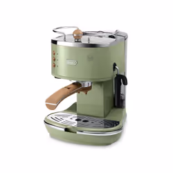 De’Longhi Icona Vintage, Machine à expresso, 1,4 L, Dosette de café, Café moulu, 1100 W, Vert