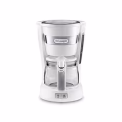 De’Longhi Autentica ICM14011.W, Machine à café filtre, 0,65 L, Café moulu, 600 W, Blanc