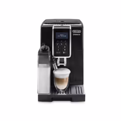 De’Longhi Dinamica Ecam 350.55.B, Machine à expresso, Café en grains, Broyeur intégré, 1450 W, Noir, Acier inoxydable