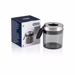 De’Longhi DLSC305, Récipient à marc de café, Noir, Argent, Transparent, 170 g, 1 pièce(s)