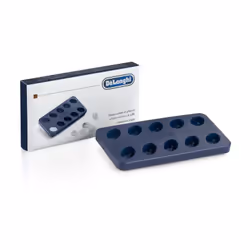 De’Longhi DLSC053, 10 pièce(s), Ellipse, Bac à glaçon, Bleu, Silicone