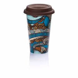 De’Longhi DLSC055, Bleu, Marron, Vitrocéramique, Silicone, 350 ml, 9 cm, 150 mm