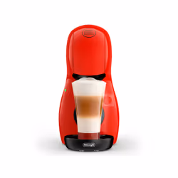 De’Longhi Piccolo EDG210.R, Cafetière à dosette, 0,8 L, Capsule de café, 1400 W, Noir, Rouge