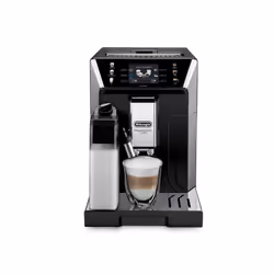 De’Longhi ECAM 550.65.SB, Machine à café 2-en-1, Café en grains, Broyeur intégré, 1450 W, Noir, Argent