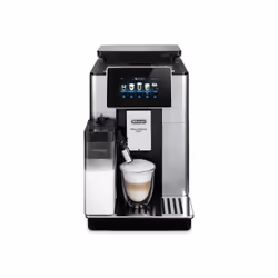 De’Longhi PrimaDonna ECAM610.55.SB, Machine à expresso, 2,2 L, Café en grains, Café moulu, Broyeur intégré, 1450 W, Métalliqu ...