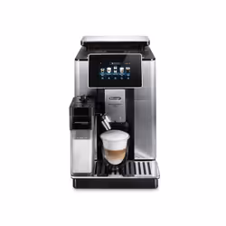 De’Longhi PrimaDonna ECAM610.74.MB, 2,2 L, Café en grains, Broyeur intégré, 1450 W, Noir, Acier inoxydable