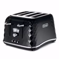 De’Longhi Brillante, 4 part(s), Noir, Plastique, Boutons, Rotatif, 1800 W, 220 - 240 V