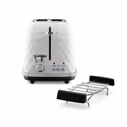 De’Longhi CTJ 2103.W grille-pain 2 part(s) 900 W Noir, Blanc