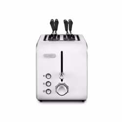 De’Longhi CTX 2203.W grille-pain 2 part(s) 550 W Argent, Blanc