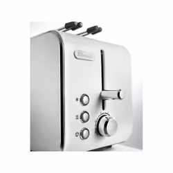 De'Longhi CTX 2203.W grille-pain 2 part(s) 550 W Argent, Blanc - Vue supplémentaire 4
