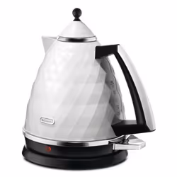 De’Longhi Brillante KBJ 2001.W, 1,7 L, 2000 W, Blanc, Plastique, Indicateur de niveau d'eau, Sans fil