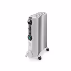 De’Longhi TRRS 0920C, Radiateur, Huile, Intérieure, Sol, Blanc, Boutons, Rotatif