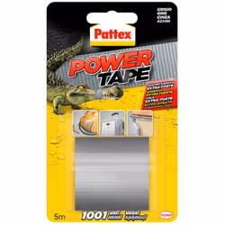 Pattex 1659547, Gris, Polyester, 70 °C, 230 N/mm2, 5 m, 50 mm