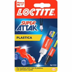 Loctite Super Attak Plastic 2g+4ml