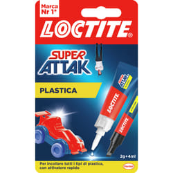 Loctite Super Attak Plastic 2g+4ml Liquide Adhésif par contact