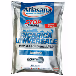 Ariasana 673937, Absorbeur (recharge), Cristales, Absorbeur d'humidité et d'odeur, Aluminium, Bleu, 2 mois, 1 pièce(s)