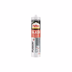Patex SL620 Silicone neutre pour fenêtres, construction, plomberie et accessoires – Anti-moisissure 300 ml (Marron RAL 8004) ...