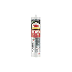 Silicone neutre Pattex SL620 pour portes et fenêtres, construction, plomberie et agencements - Anti-moisissure 300ml (Marron ral 8004)