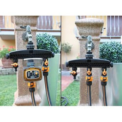 G.F. 8000.5072 raccord des tuyaux d'eau Noir, Orange 4 pièce(s)