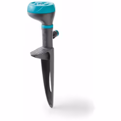 Arroseur circulaire multifonction sur piquet. Design moderne et fonctionnel étudié pour obtenir les meilleures prestations lo ...