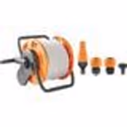 Enrouleur de tuyau - HOZELOCK - 20m + 15m GF80005846 - Sur roues - Arrosage de jardin - Avec tuyau