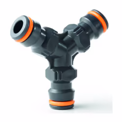 Ewuaqua Y-pièce 72046 pour les tuyaux de 1/2 "ou l'arrêt d'eau de 1/2" pour raccorder 3 tuyaux haute résistance aux intempéri ...