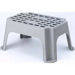 Marchepied plastique gris FIAMMA pour caravane et camping-car Plateau: 42 X 28 cm Empattement: 50 X 35 X 23 cm