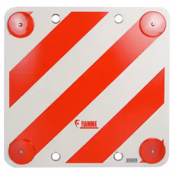 PLAQUE DE SURCHARGE EN METAL AVEC CATADIOPTRE 50X50CM PLAQUE DE SURCHARGE EN METAL AVEC CATADIOPTRE 50X50CM