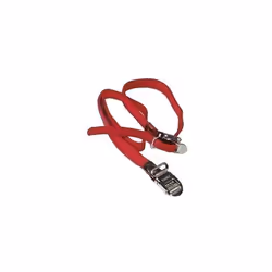 Kit de 2 courroies avec boucles pour caravane et camping-car De qualité supérieure inox. Pour tout porte-vélos. 2 x 39 cm.