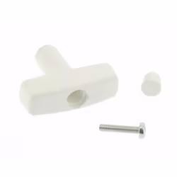Molette d'ouverture pour lanterneaux.Permet d'ouvrir ou fermer votre lanterneau en toute simplicité. Longueur 50mm - Largeur  ...
